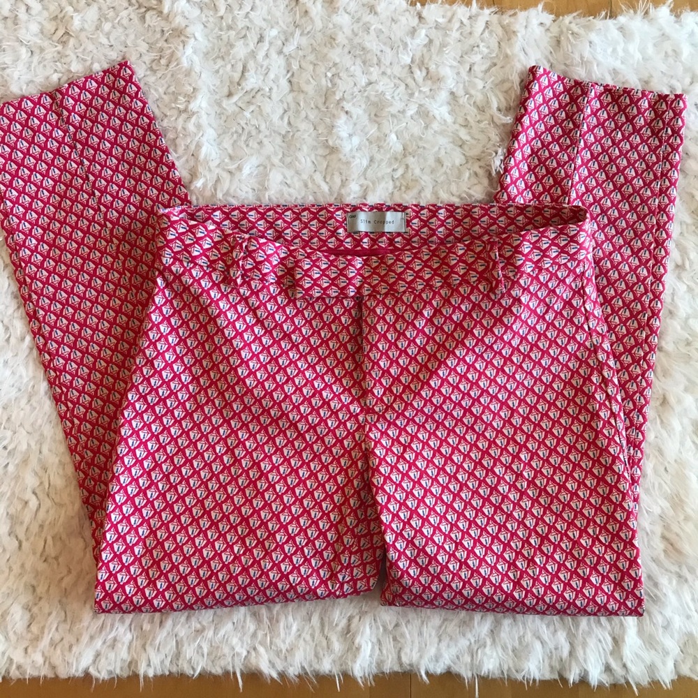 NWOT Gap slim fit cropped cotton stretch pants